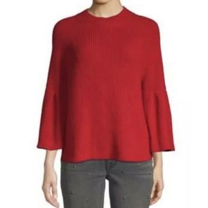 Joie Ingrit Cashmere Blend Sweater Bell Sleeves